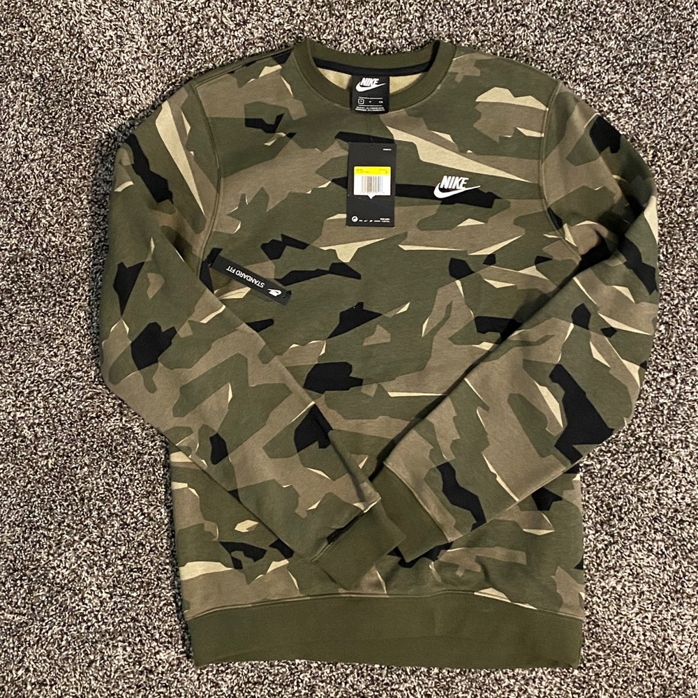 Nike camouflage sweatshirt